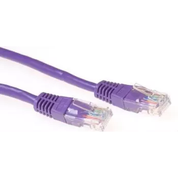 ACT IB4715 Cat5e U/UTP tinklo pataisymo kabelis, RJ45, violetinės spalvos, 15 m