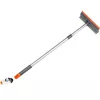 Bradas ES2110 teleskopinis automobilio langų valytuvas su kempine ir guminiu squeegee, 600-950 mm, 200 mm kempinės plotis
