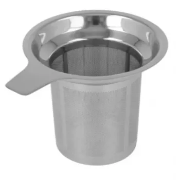 Metaltex didelis arbatos koštuvas, nerūdijantis plienas, lazeriu pjaustytas mikroperforuotas filtras, tinka puodeliams ir puodukams 253835010