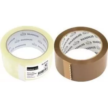 RAADHUIS mažai triukšmo sukelianti ruda polipropileno pakavimo juosta, 48 mm x 66 m, 6 ritinėliai (RD-351146)