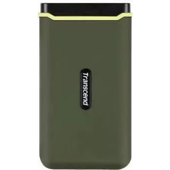 Transcend ESD380C nešiojamasis SSD - 2TB, USB 3.2 Gen 2x2, Military Green TD-TS2TESD380C