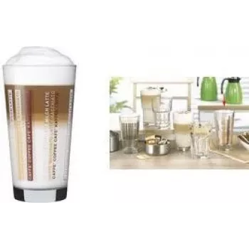 Esmeyer LINES Latte Macchiato stiklinė 370 ml, 12 vnt. rinkinys, tinka plauti indaplovėje 410-865