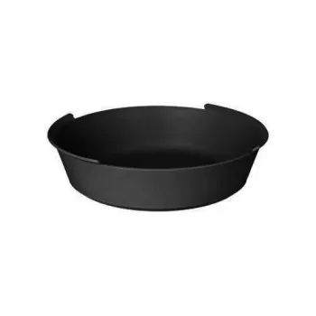 PAPSTAR Circulware daugkartinio naudojimo dubenėlis, apvalus, 800 ml, juodas, polipropilenas su 30% mineralinių užpildų, 1 vnt. (97018)