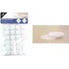 KANGARO K-5062 lipnios „Velcro“ lipdukų taškai, 20 mm, balti, 100 porų