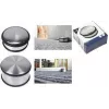 Kangaro K-11000 chromuotas metalinis durų stabdys, 100 mm skersmens, 45 mm aukščio, 1,25 kg