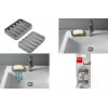 Metaltex Gravity-Soap muilo padėklas, pilkas, PEVA/EVA, reversinis, 1 vnt. 297019000