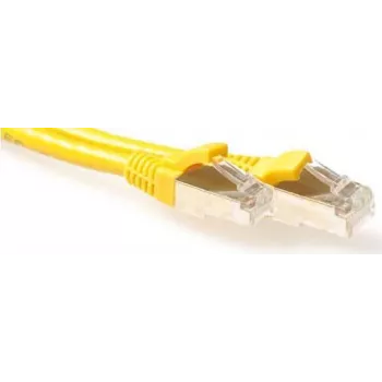 ACT Yellow 10m S/FTP CAT6A Snagless RJ45 tinklo kabelis FB6810