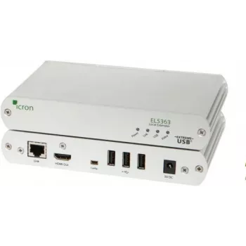 Icron EL5363 KVM prailgintuvas 4K30 HDMI USB 2.0 Cat5e/6/7 100m EU 00-00387