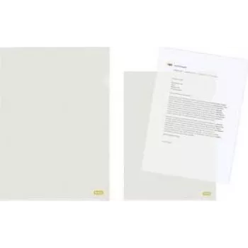ELBA perdirbta dokumentų įmautė DIN A4 0,10 mm permatoma, atidaroma iš viršaus ir dešinės (100 vnt. pakuotė)
