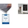 EUROPEL Economy A3 sidabrinis eloksaluoto aliuminio rėmelis su atsegimo mechanizmu, 25 mm profilis, anti-refleksinis PVC, sieninis tvirtinimas 355093