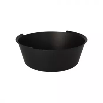 PAPSTAR Circulware daugkartinio naudojimo dubuo, apvalus, 1200 ml, juodas, polipropilenas su 30% mineralinių užpildų, 1 vnt. (97019)