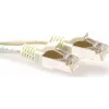 ACT Ivory 3m S/FTP CAT6A be užkabinimo komutacinis kabelis (FB6003)