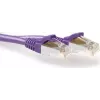 ACT Purple 15m LSZH S/FTP CAT6A prailginimo tinklo kabelis su apsauga nuo užkabinimo FB8715