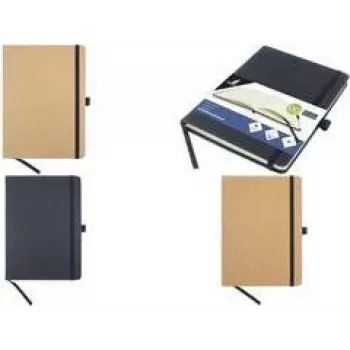 KANGARO K-552341 A5 kamštinio viršelio sąsiuvinis, 96 liniuoti lapai, šamua 80 gsm
