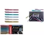 Kores Fasermaler Brush Tip Marker Metallic Style Brushpen su metalinio atspalvio dažais, brush antgalis, idealus menui ir rankdarbiams - 1 vnt. (M21461)