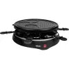 Tristar RA-2998 raclette grilis su 6 nepridegančiomis keptuvėmis, 800 W, juodas