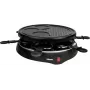 Tristar RA-2998 raclette grilis su 6 nepridegančiomis keptuvėmis, 800 W, juodas