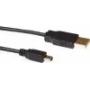 ACT SB2413 USB 2.0 kabelis 3 m USB-A male į Mini-USB B male juodas