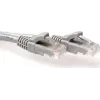 ACT pilkas 0,25 m U/UTP CAT6 tinklo kabelis su RJ45 jungtimis ir apsauginėmis fiksatorių movomis (IS8052)
