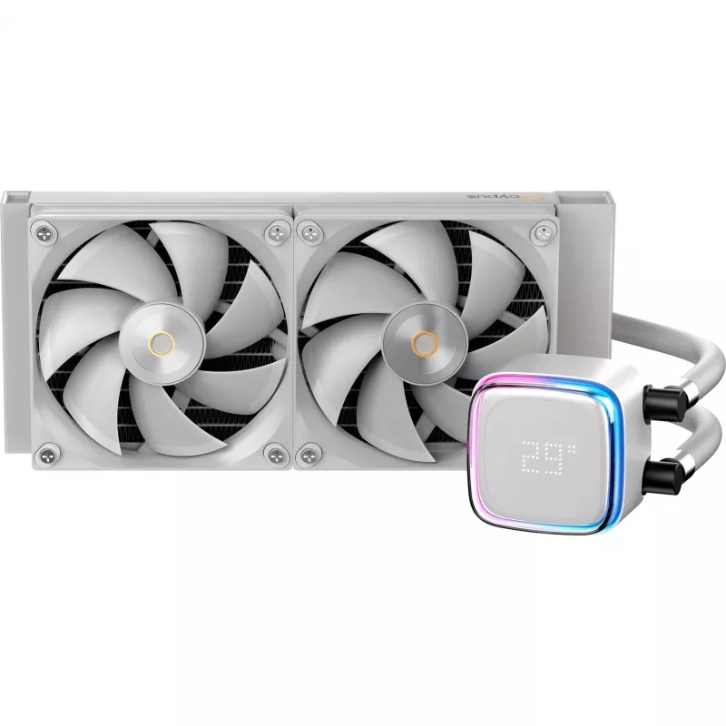 Ocypus Iota L24 White belaidė tylių paspaudimų pelė, 2,4 GHz, 1600 DPI, universali abiem rankoms