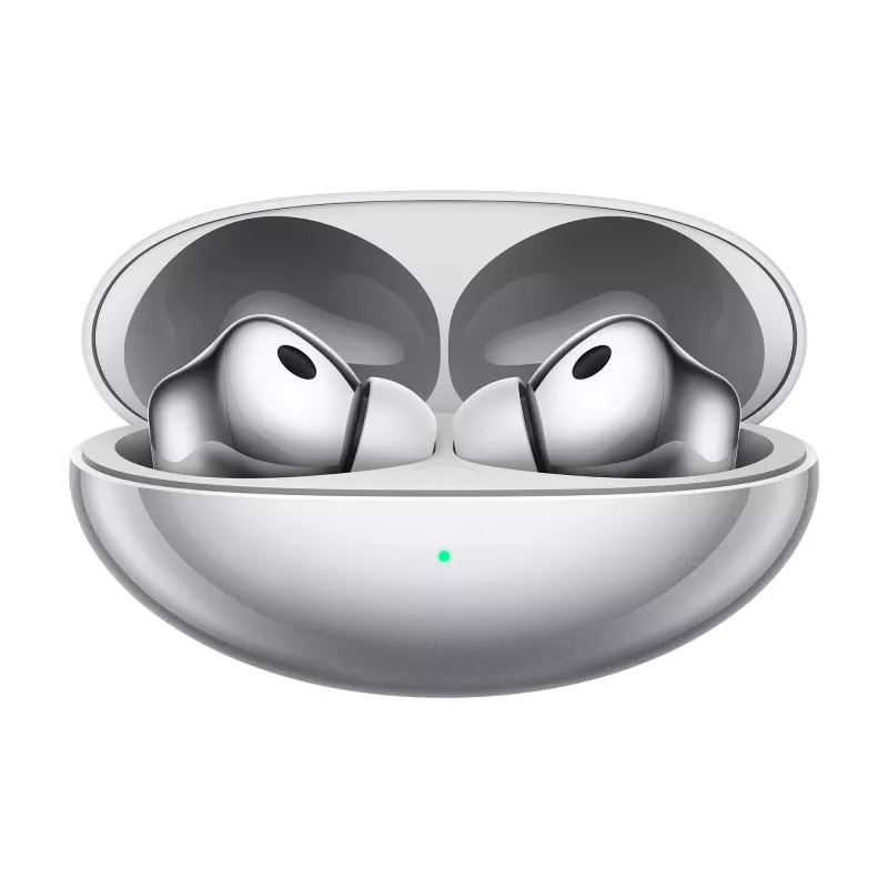 HUAWEI FreeBuds Neo belaidės ausinės su įkrovimo dėklu, Stellar Silver, Bluetooth 5.3, IP54