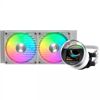 Ocypus Sigma L24 ARGB White 240mm skysčio aušinimo sistema procesoriui