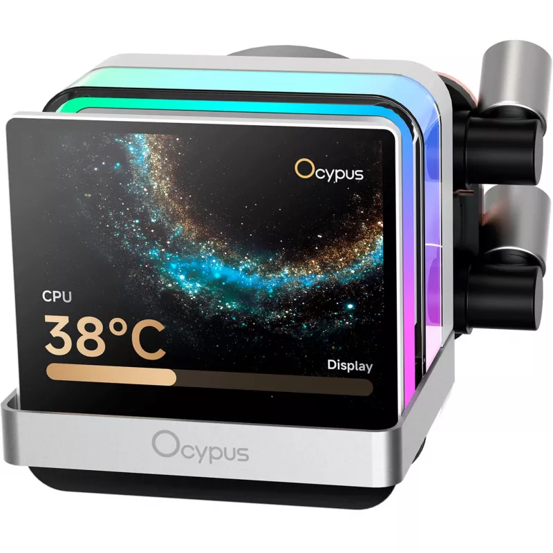 Ocypus Sigma L36 PRO baltas 360mm ARGB AIO skysčio aušintuvas procesoriui