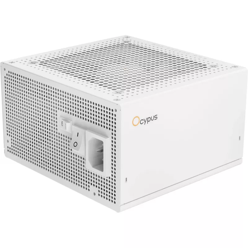 OCYPUS Iota P1000 1000W 80 PLUS Gold visiškai modulinis ATX 3.0 maitinimo šaltinis - baltas