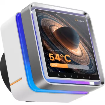 Ocypus Sigma L36 EX ARGB White 360mm skysčio aušinimo CPU cooleris