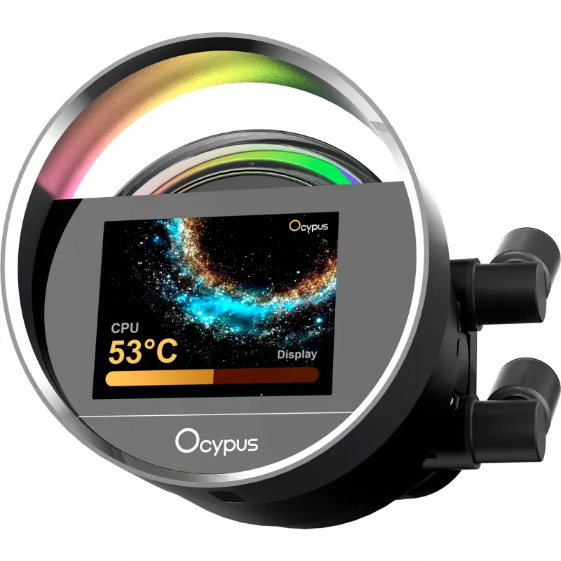 Ocypus Sigma L36 ARGB juodas 360mm AIO skysčio aušintuvas procesoriui