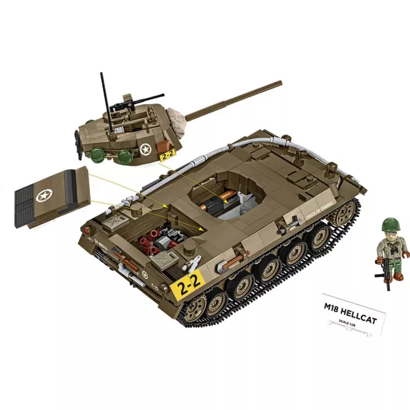 COBI M18 Hellcat 1026 kaladėlių konstruktorius