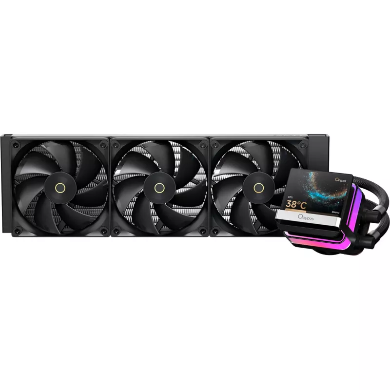 Ocypus Sigma L36 PRO AIO skysčio aušinimo CPU cooler 360mm ARGB juodas