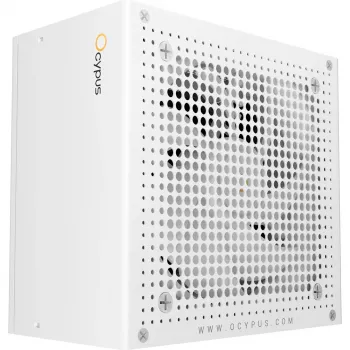 OCYPUS Iota P850 White 850W 80 PLUS Gold visiškai modulinis ATX 3.0 maitinimo šaltinis