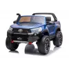LEAN CARS Toyota Hilux DK-HL850 elektromobilis vaikams, mėlynas lakuotas, 4x4, dvivietis, nuotolinio valdymo pultas, LED žibintai, MP3, Bluetooth