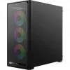 Ocypus Delta C70 ARGB juodas panoraminio stiklo Mid-Tower korpusas