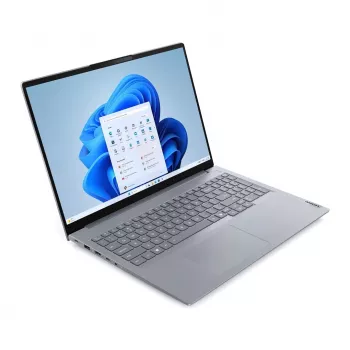 Lenovo ThinkBook 16 G8 IAL nešiojamas kompiuteris su Intel Core Ultra 5 225U, 16 inch WUXGA IPS, 16GB DDR5, 512GB SSD, Windows 11 Pro, Arctic Grey + IdeaPad Gaming Modern kuprinė (juoda)