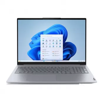 Lenovo ThinkBook 16 G8 IAL nešiojamas kompiuteris su Intel Core Ultra 5 225U, 16 inch WUXGA IPS, 16GB DDR5, 512GB SSD, Windows 11 Pro, Arctic Grey + IdeaPad Gaming Modern kuprinė (juoda)