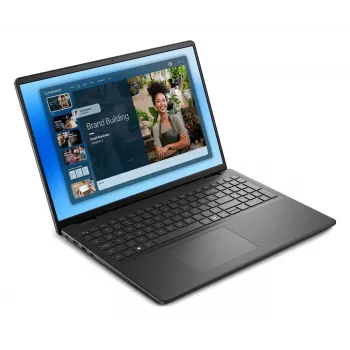 Dell 16250-7278BLK Core 7 150U 16 inch WUXGA lietimui jautrus neblizgus ekranas 16GB 1TB SSD Windows 11 juodas nešiojamas kompiuteris