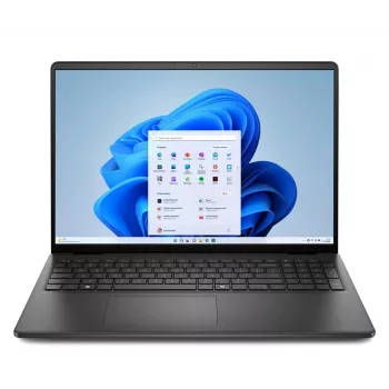 Dell 16250-7278BLK Core 7 150U 16 inch WUXGA lietimui jautrus neblizgus ekranas 16GB 1TB SSD Windows 11 juodas nešiojamas kompiuteris