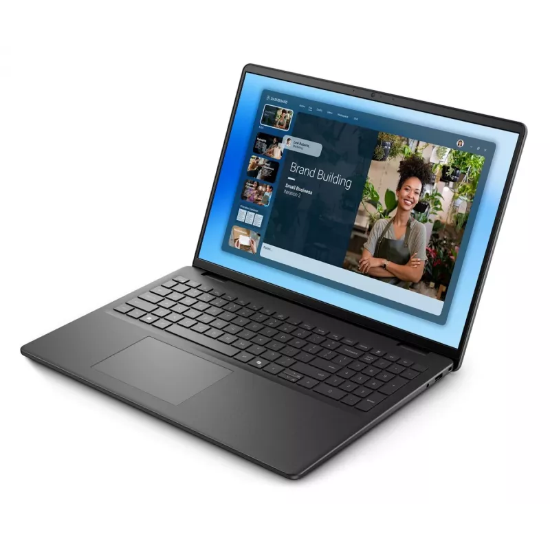 Dell 16250-7278BLK Core 7 150U 16 inch WUXGA lietimui jautrus neblizgus ekranas 16GB 1TB SSD Windows 11 juodas nešiojamas kompiuteris