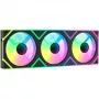 OCYPUS Gamma F36 ARGB Reverse Blade 120mm PWM ventiliatorius, 3 vnt. rinkinys, juodas