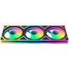 OCYPUS Gamma F36 ARGB Reverse Blade 120mm PWM ventiliatorius, 3 vnt. rinkinys, juodas