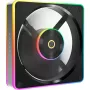 OCYPUS Sigma F12 ARGB Reverse 120mm PWM korpuso ventiliatorius - juodas