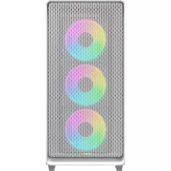 Ocypus Gamma C60 ARGB White korpusas su grūdintu stiklu (Mid-Tower)