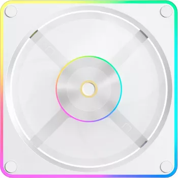OCYPUS Sigma F12 ARGB White Reverse 120 mm korpuso ventiliatorius