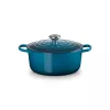 Le Creuset Signature apvalus ketaus troškintuvas, 26 cm, 5,3 L, Marselio mėlyna