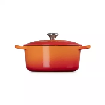 LE CREUSET ketaus apvalus troškinimo puodas 34 cm 12 L oranžinis