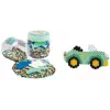 Hama Midi lydomi karoliukai ir pagrindėliai, 5,0 mm, įvairių spalvų, plastikinėje laikymo dėžutėje 00002053