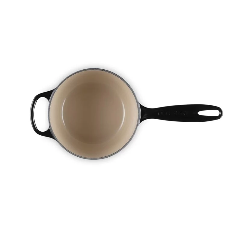 LE CREUSET ketaus puodas 16 cm 1,5 L juodas