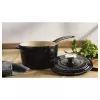 LE CREUSET ketaus puodas 16 cm 1,5 L juodas